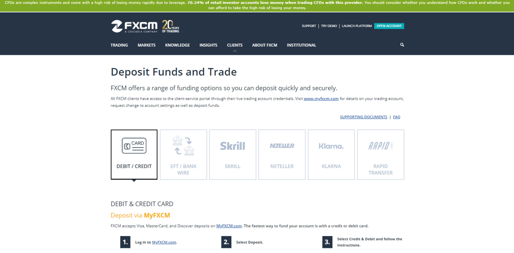 Depósitos y Retiros Depósitos y Retiros